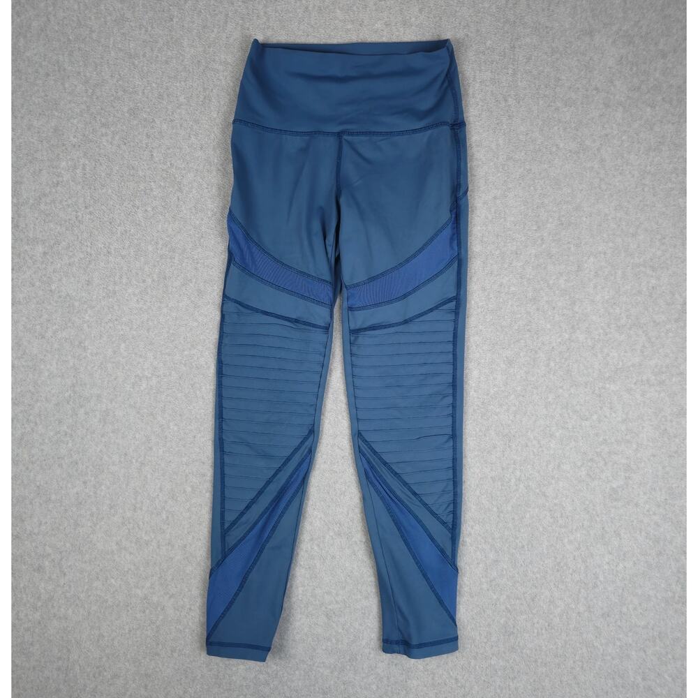 Aerie Small Chill Play Move Blue Moto Leggings